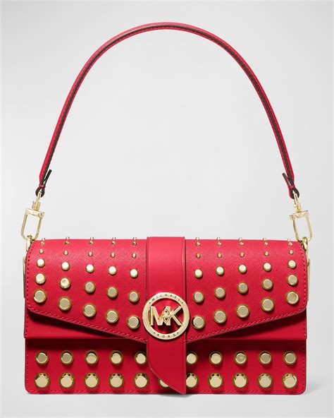 michael kors handbag with studs|michael kors studded purse.